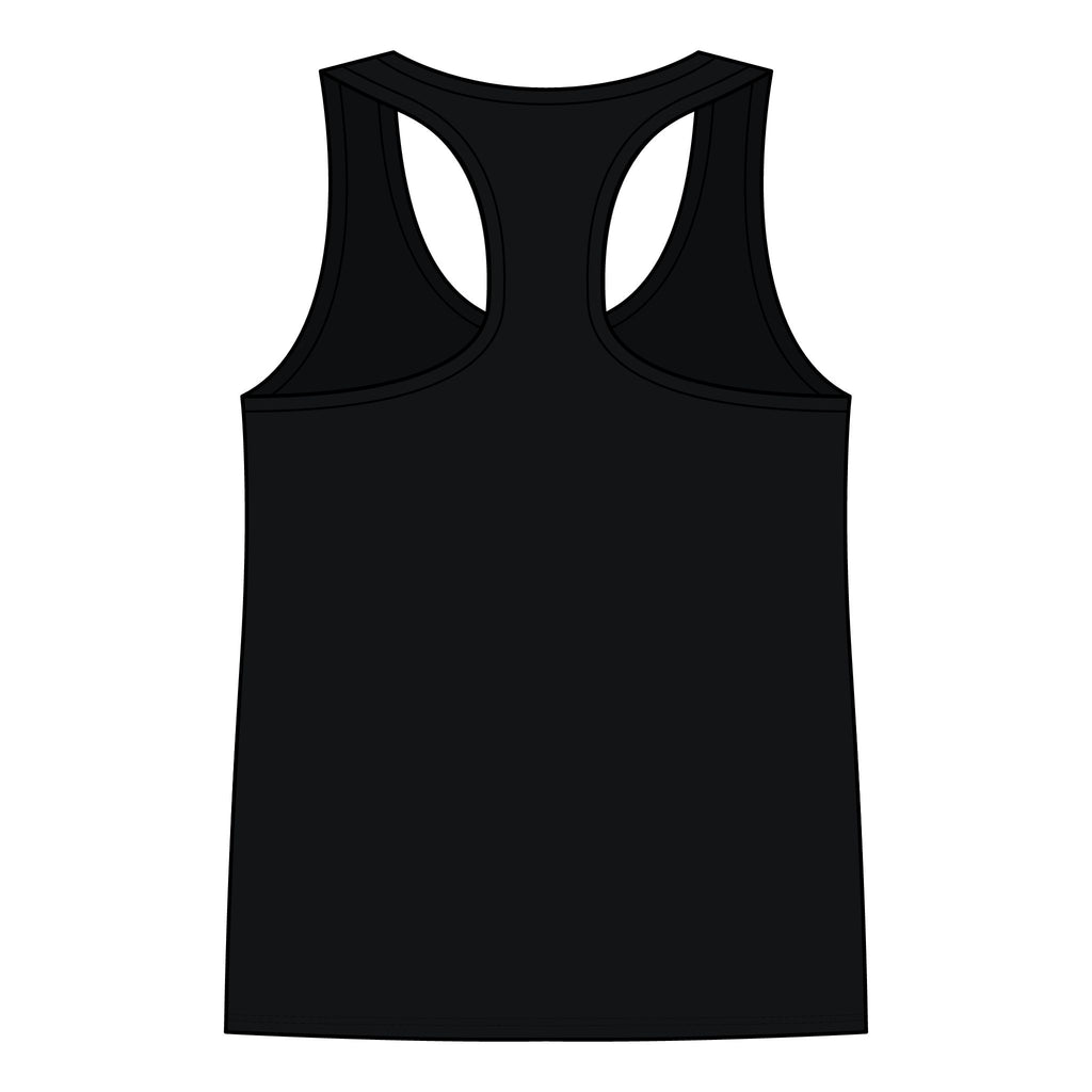 Skull & Wings Racerback Tank Top — Edgy Gothic Graphic Women's Tank