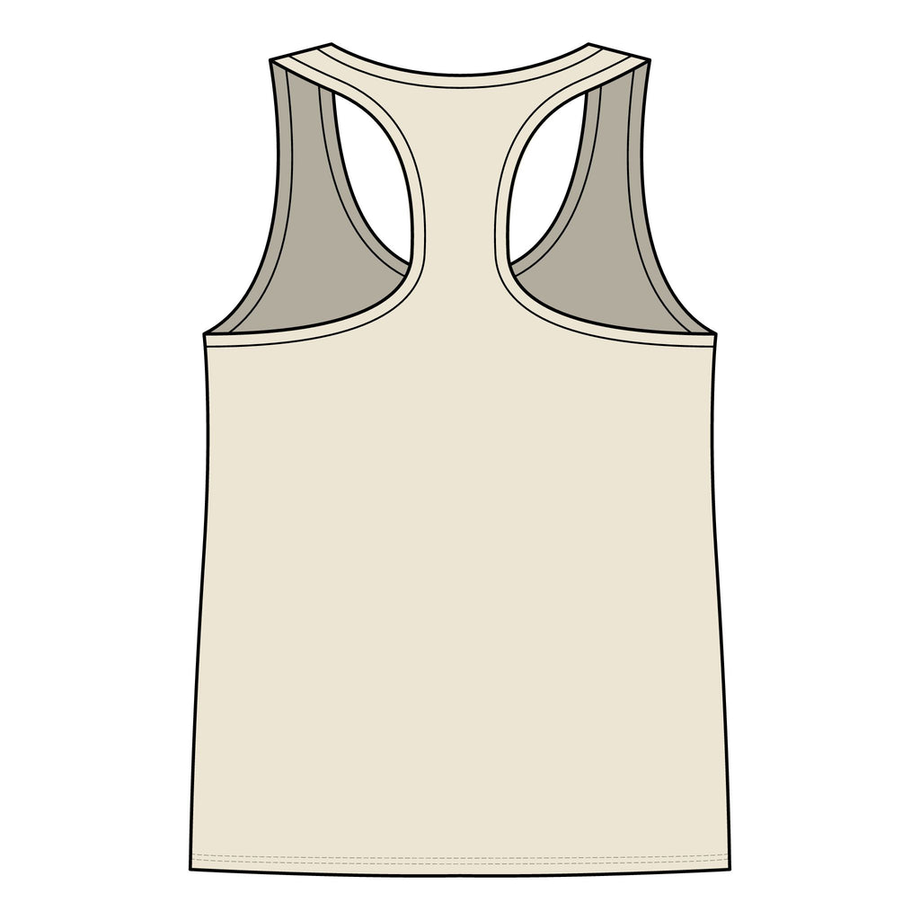 Skull & Wings Racerback Tank Top — Edgy Gothic Graphic Women's Tank
