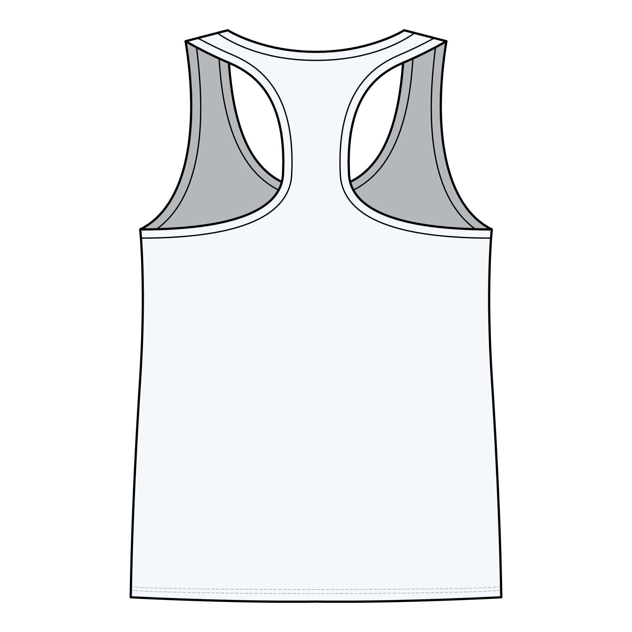 Skull & Wings Racerback Tank Top — Edgy Gothic Graphic Women's Tank