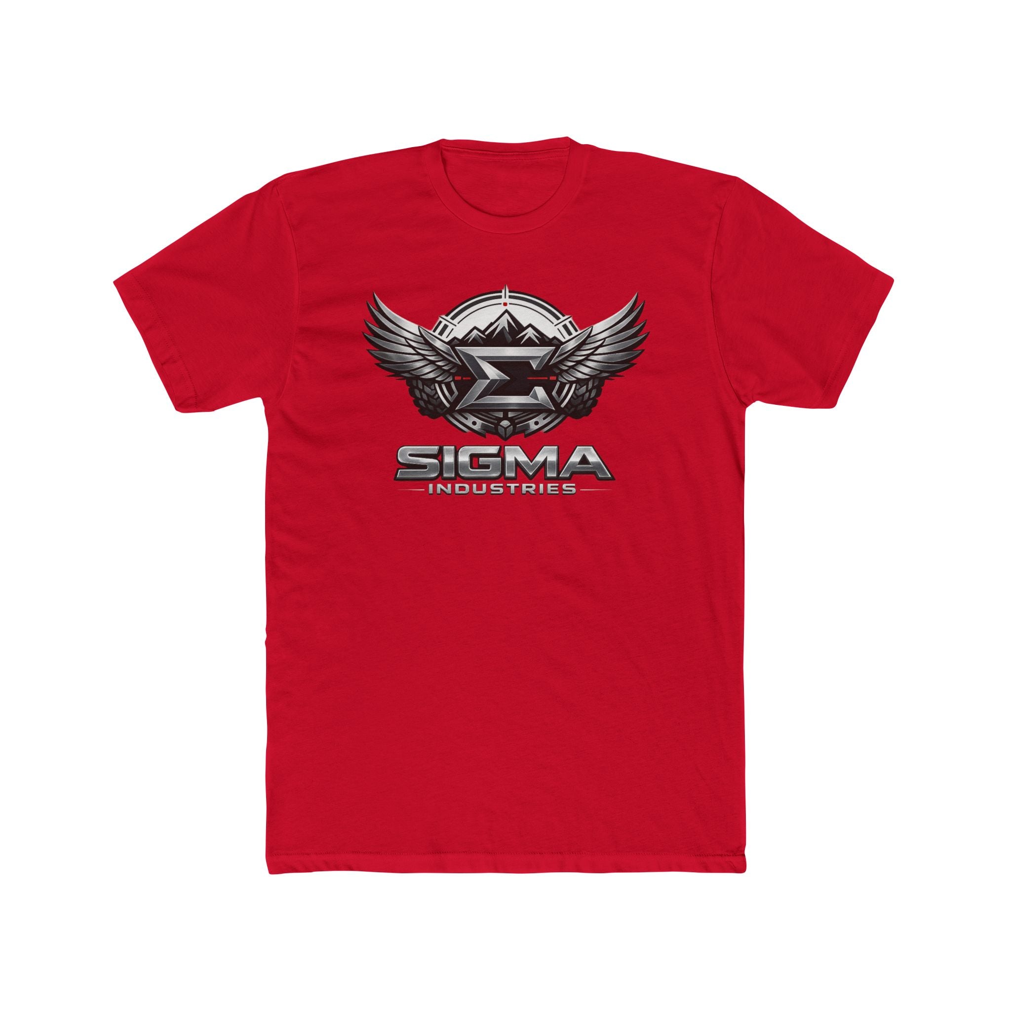 Sigma Brotherhood Graphic Tee — Winged Emblem Military-Style Shirt