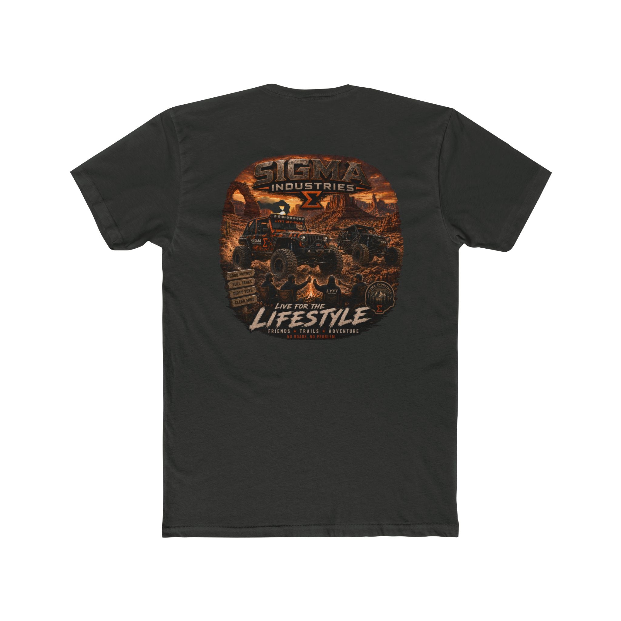 Sigma Industries Off-Road Lifestyle Desert T-Shirt — ‘Live the Lifestyle’ Graphic Tee