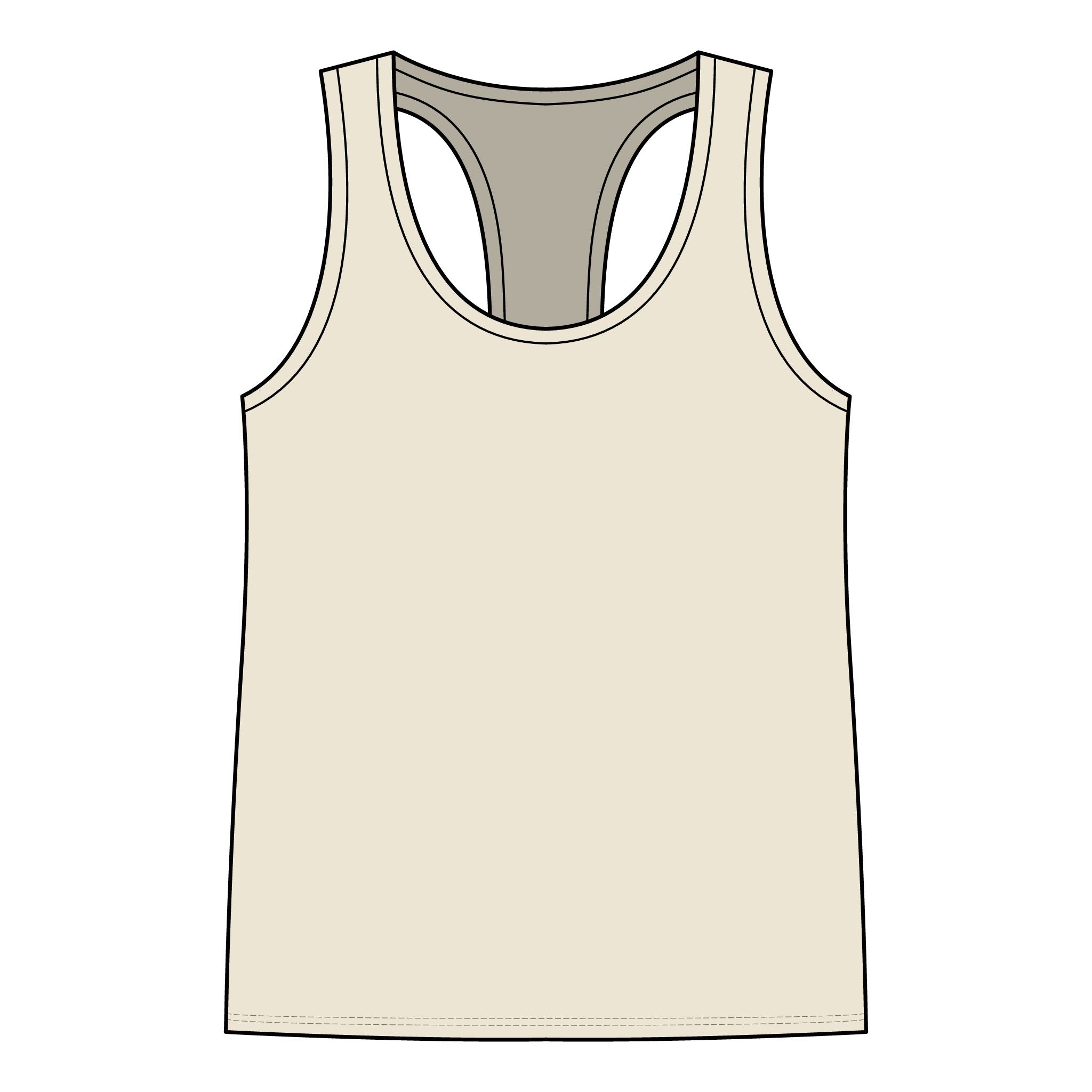 Skull Wings Racerback Tank Top — Gothic Skull & Flame Graphic for Women