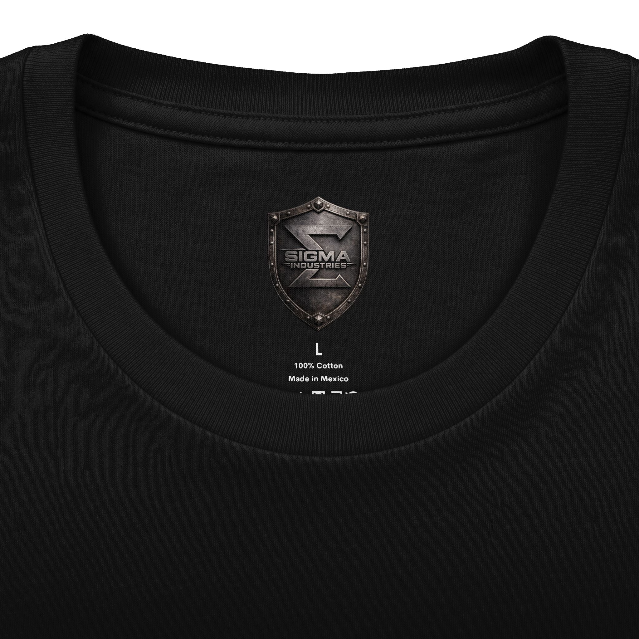 T-Shirt — Shield Crusader Cross with American Flag Graphic