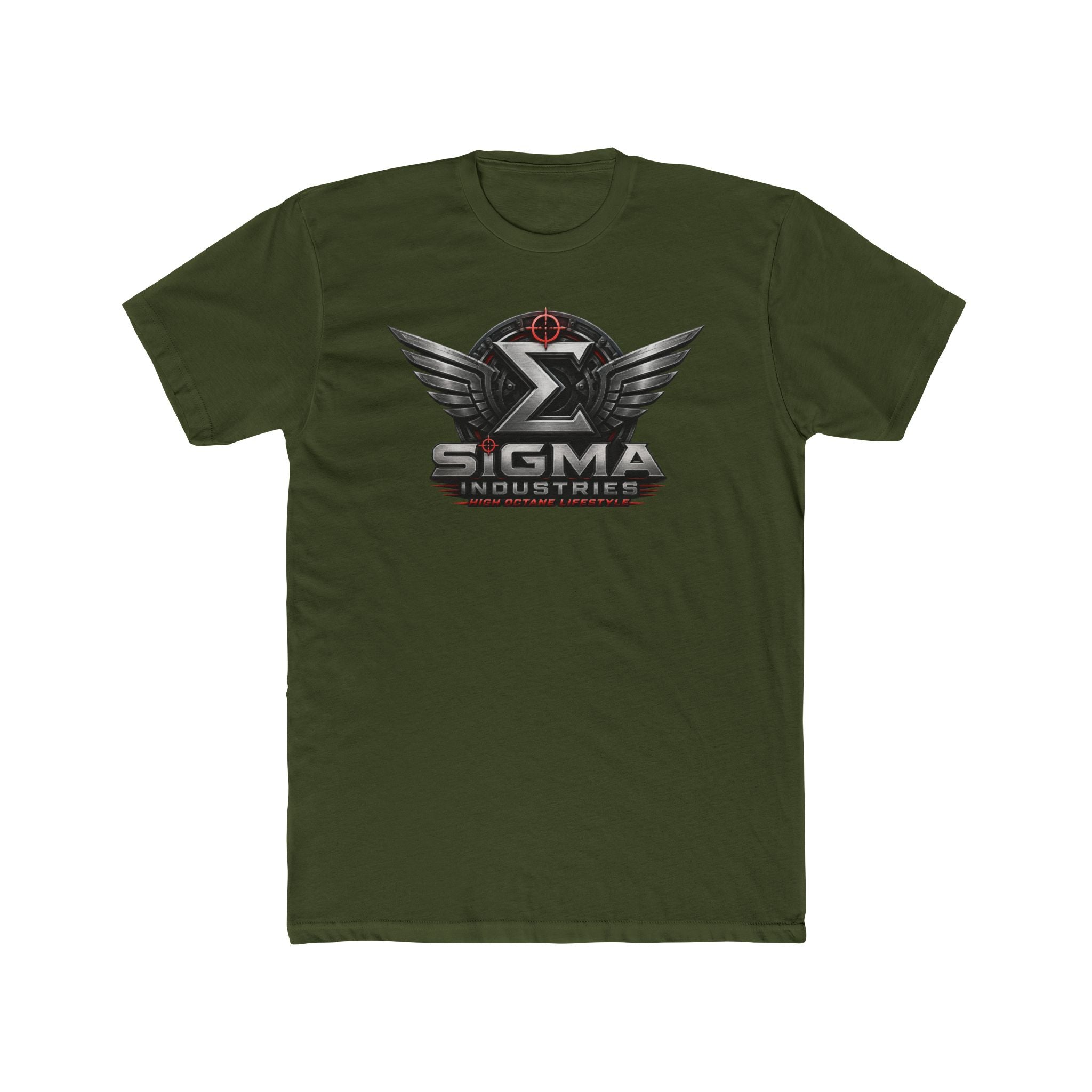 Sigma Industries Logo Tee — Winged Emblem Graphic T-Shirt