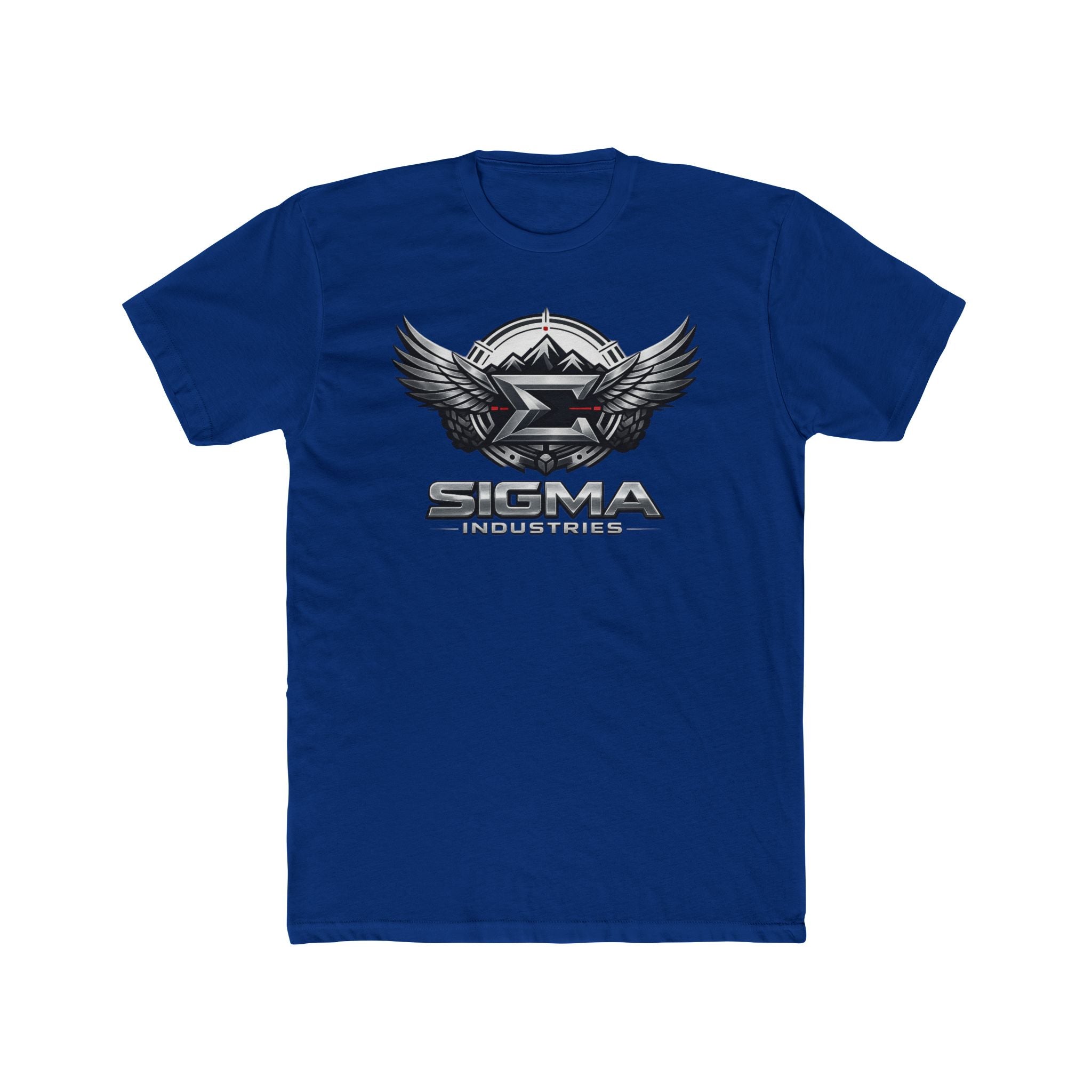 Sigma Brotherhood Graphic Tee — Winged Emblem Military-Style Shirt
