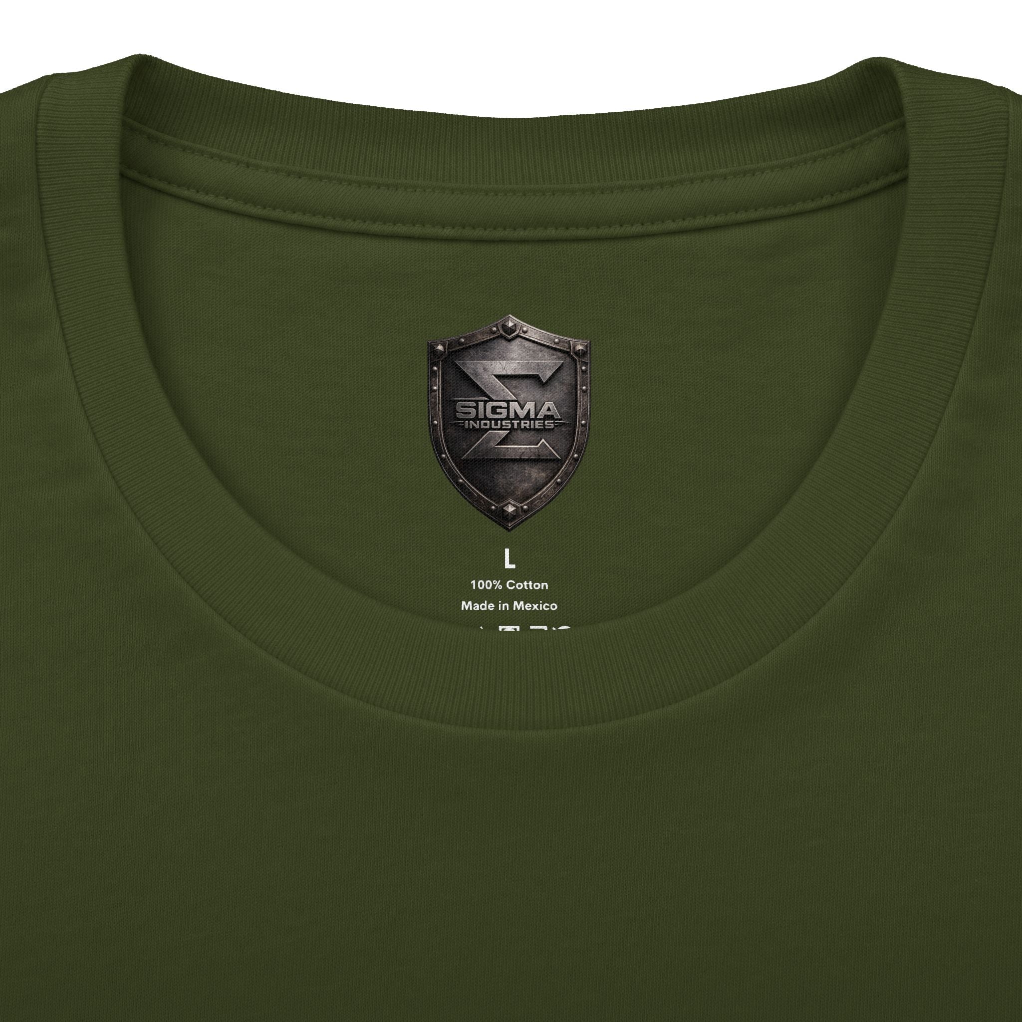 T-Shirt — Shield Crusader Cross with American Flag Graphic