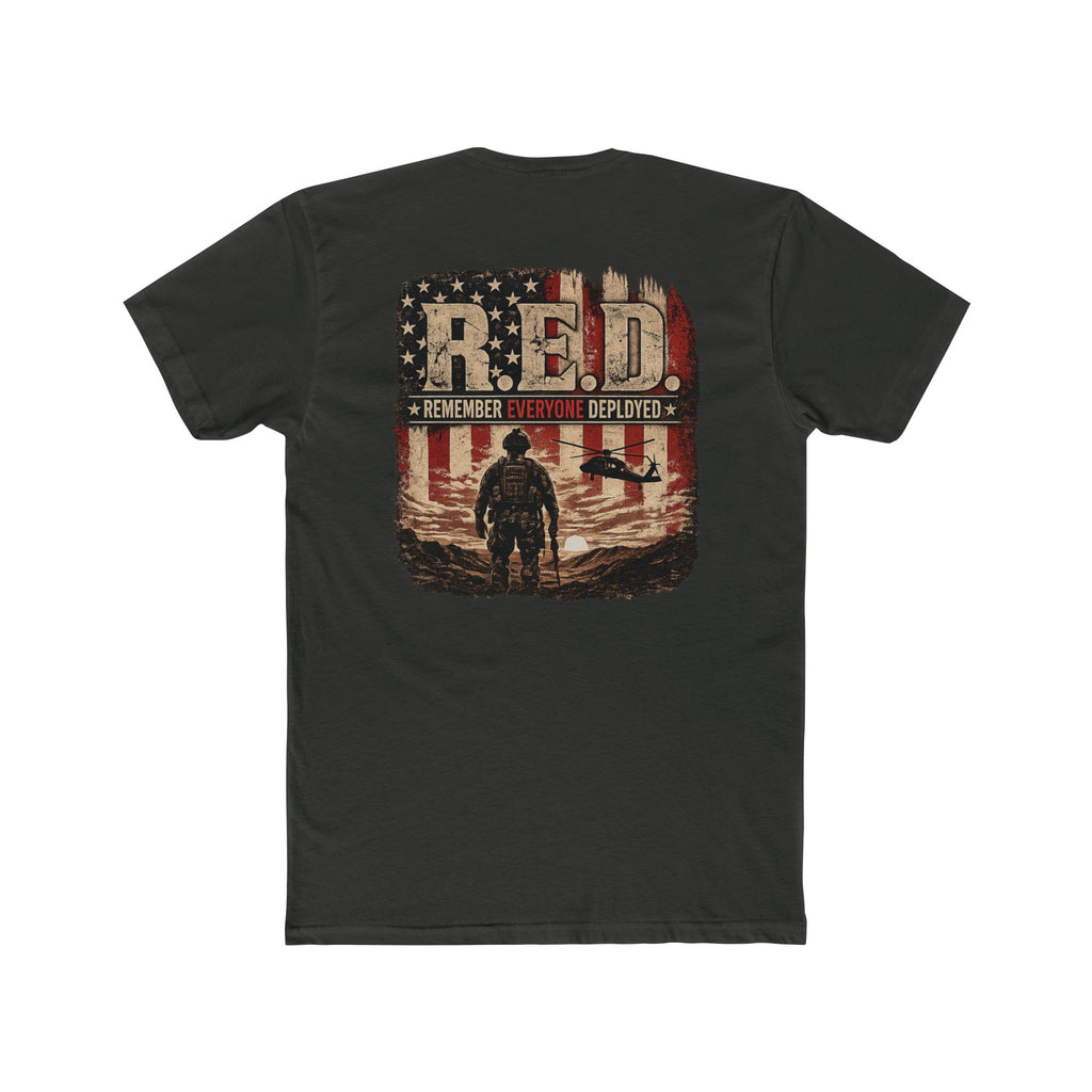 R.E.D. Remember Everyone Deployed T-Shirt — Patriotic Veteran Military Tee