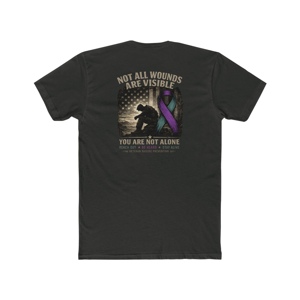 PTSD Awareness T-Shirt — "Not All Wounds Are Visible" Support Tee