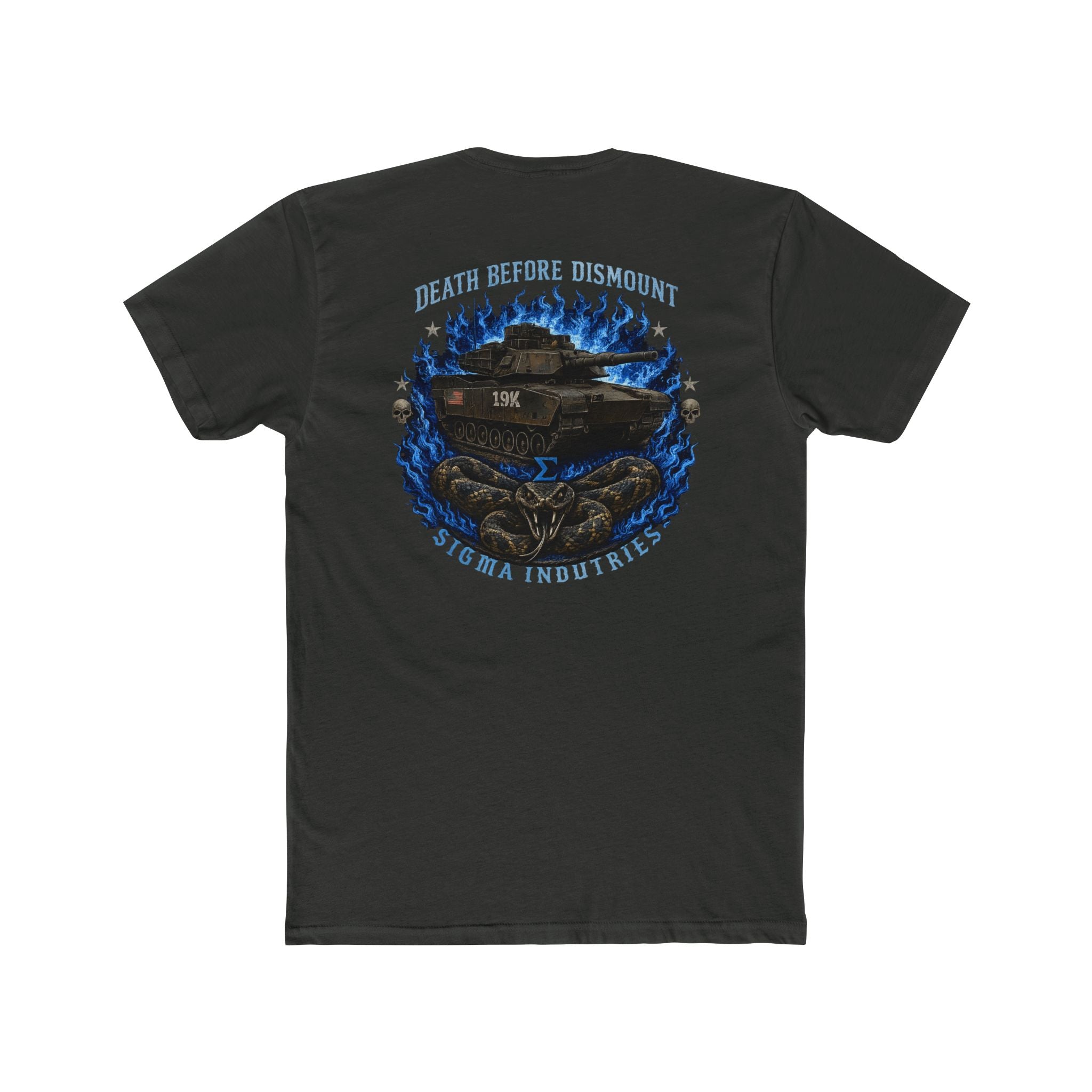 Death Before Dismount Tee — Tanker Graphic T‑Shirt (Sigma Industries)