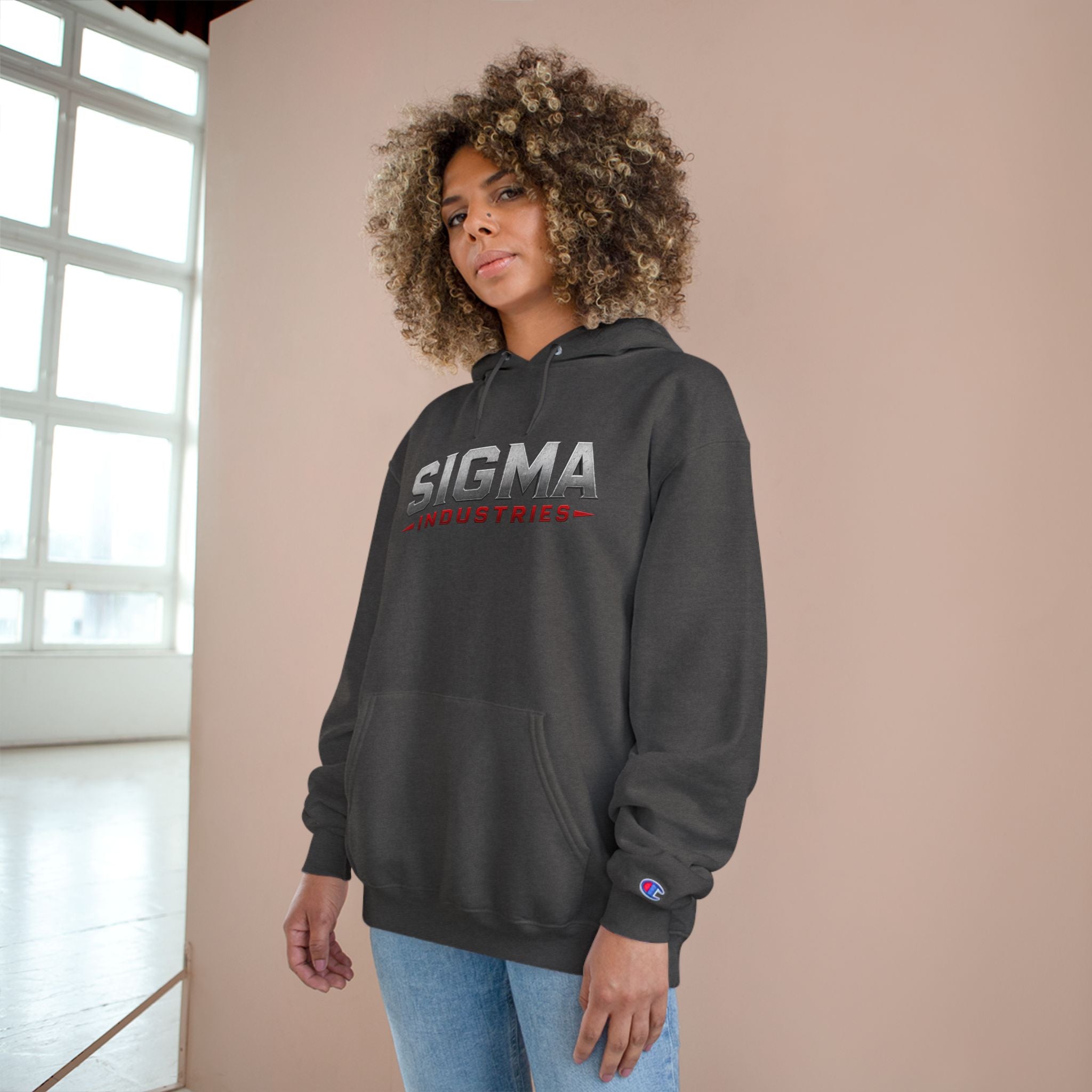 Sigma Industries Hoodie — Industrial Vintage Logo Pullover