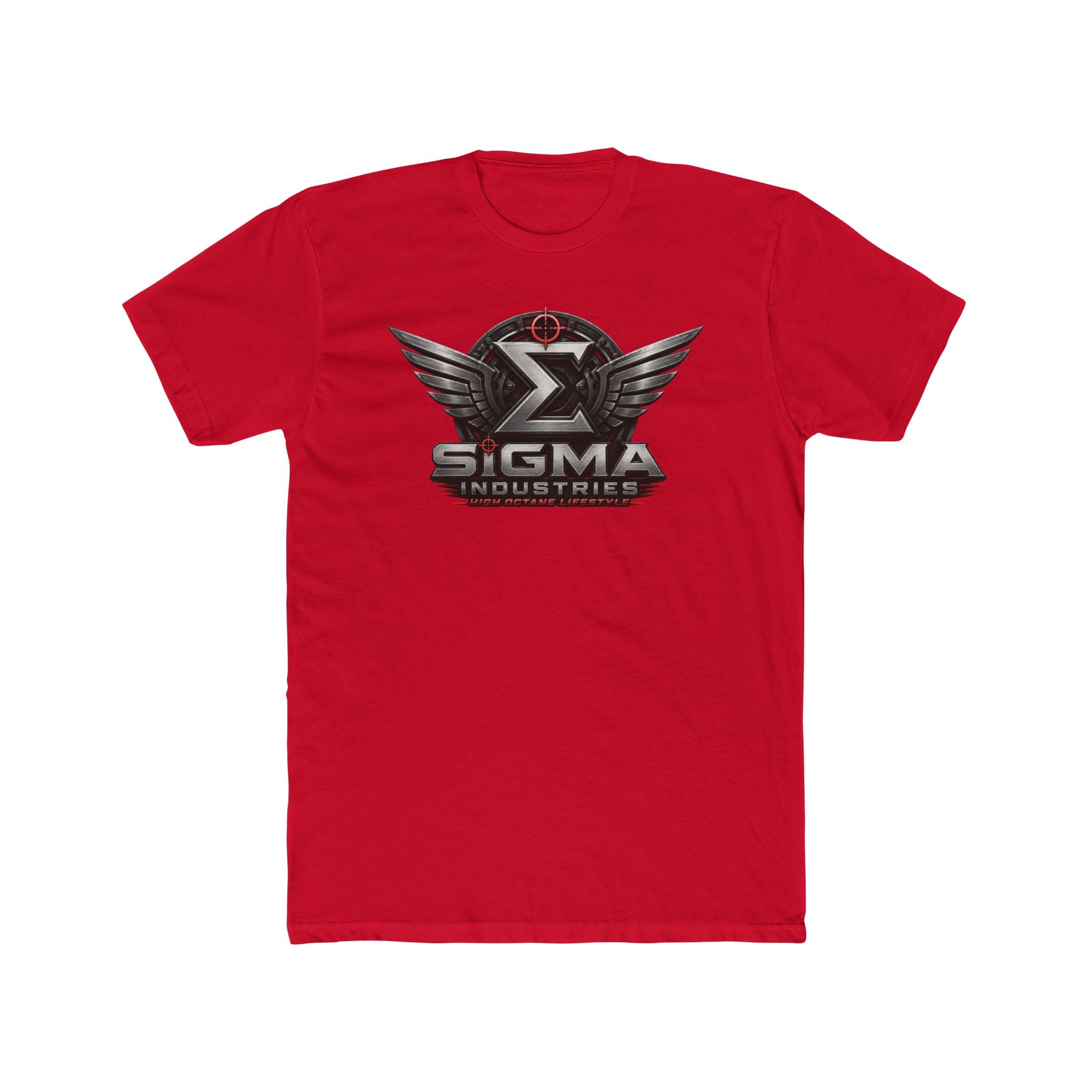 Sigma Industries Logo Tee — Winged Emblem Graphic T-Shirt