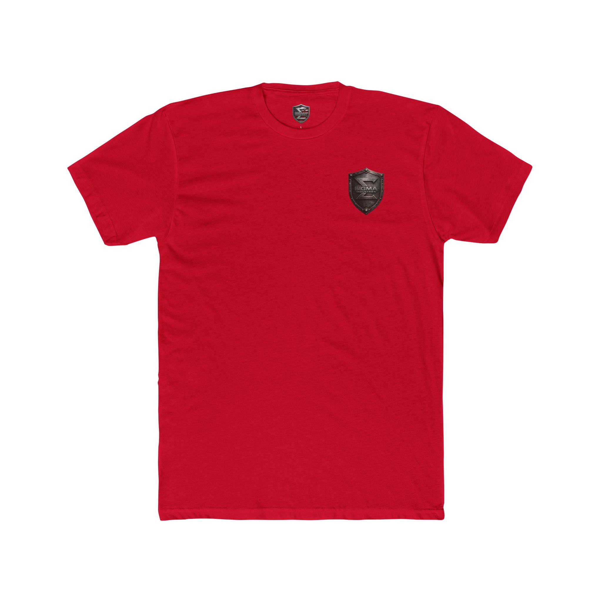 T-Shirt — Tactical Shadow Pistol Graphic Tee (Sigma Arms Back Print)
