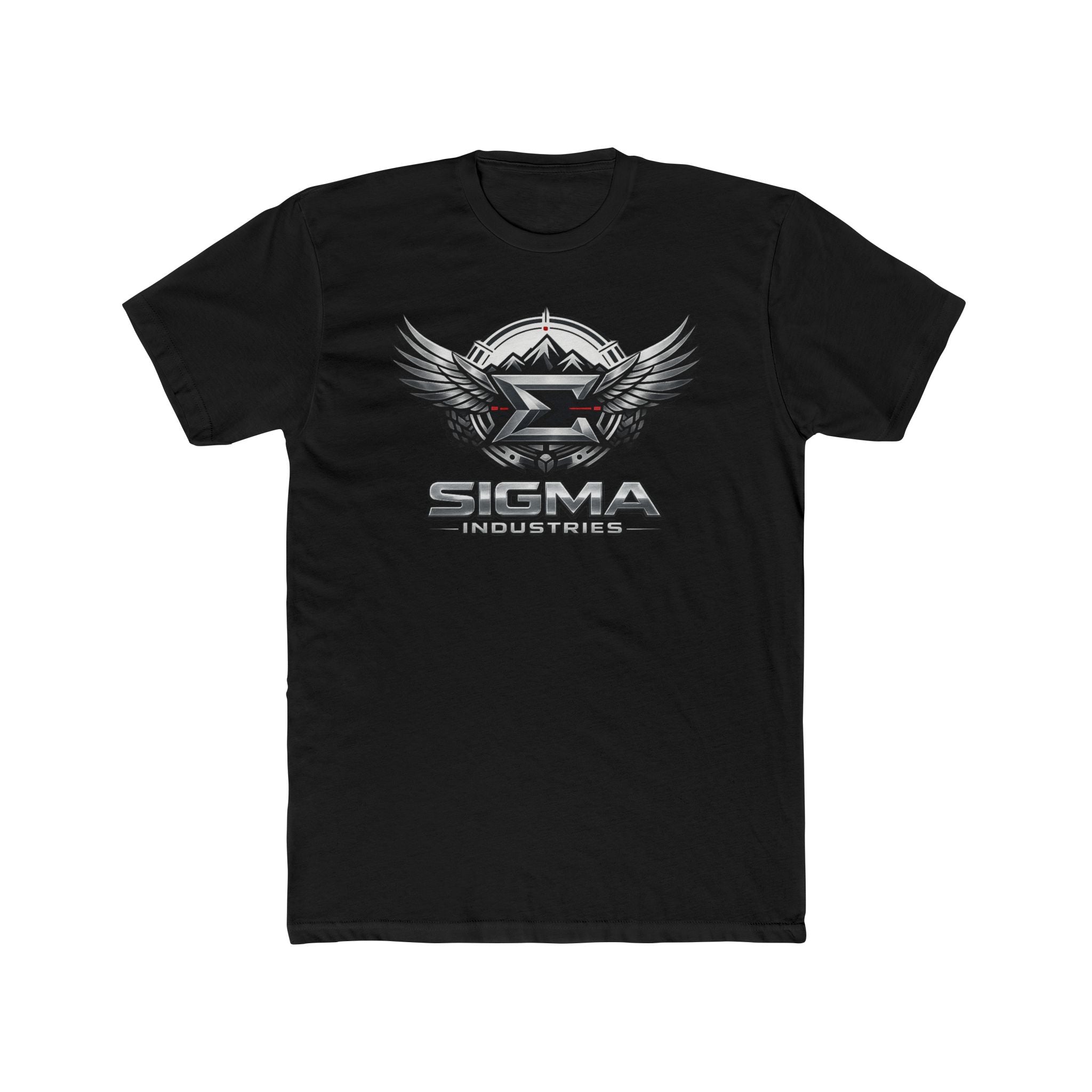 Sigma Brotherhood Graphic Tee — Winged Emblem Military-Style Shirt