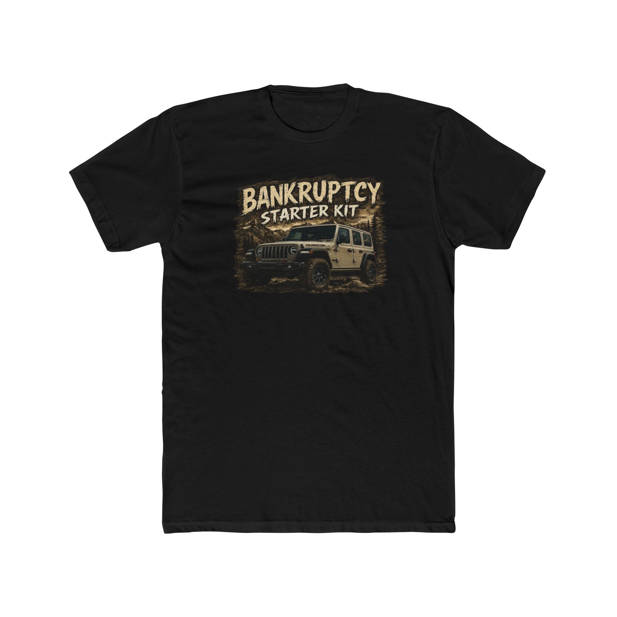 Bankruptcy Starter Kit Off-Road Jeep T-Shirt — "Yep, I'm Broke" Graphic Tee