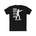 Good Guy With A Gun T-Shirt — Western Shooter Graphic Crew Tee