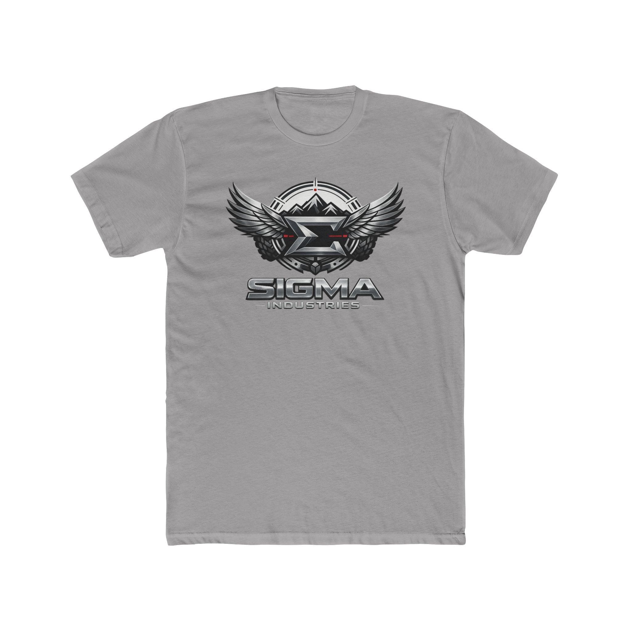 Sigma Brotherhood Graphic Tee — Winged Emblem Military-Style Shirt
