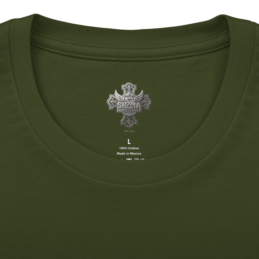 Sigma Industries Vintage Crest Tee — Industrial Retro Logo T-Shirt