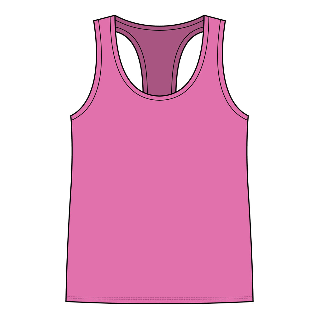Skull & Wings Racerback Tank Top — Edgy Gothic Graphic Women's Tank