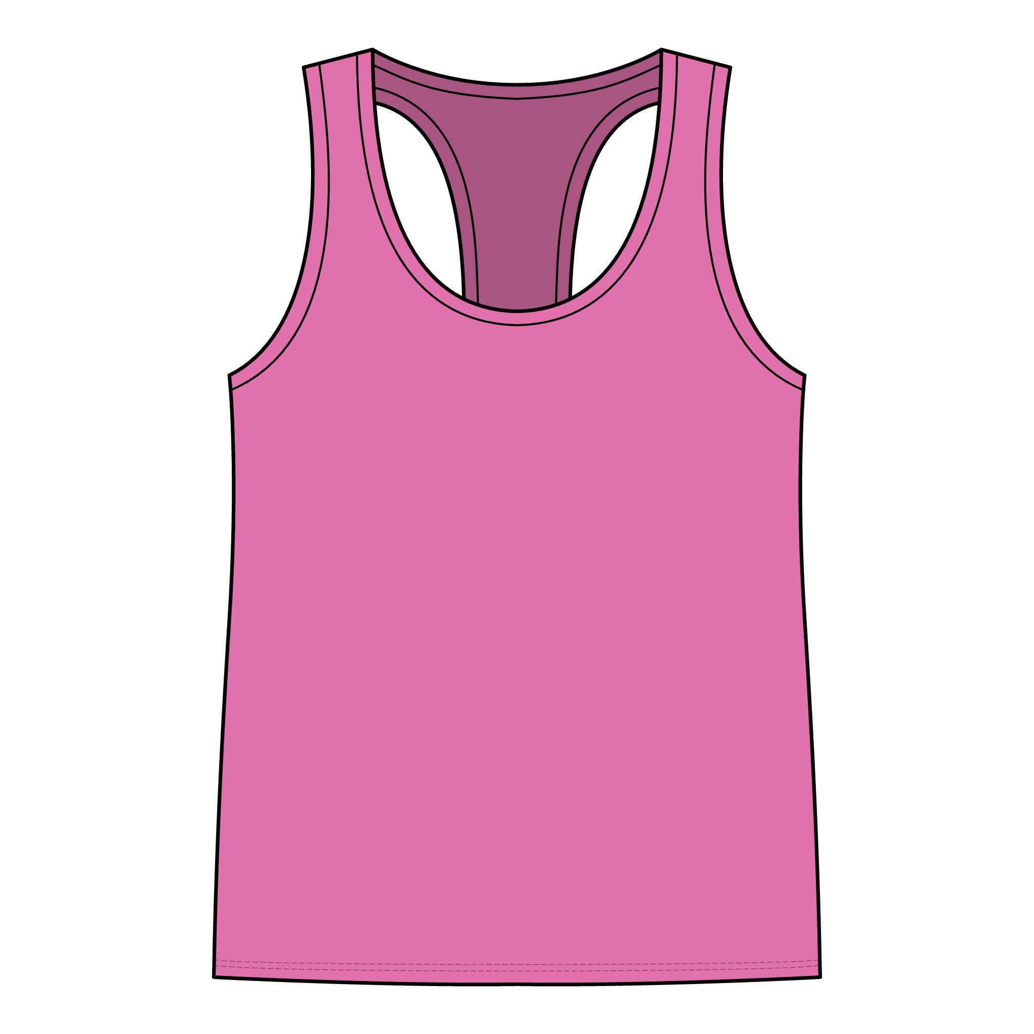 Skull & Wings Racerback Tank Top — Edgy Gothic Graphic Women's Tank