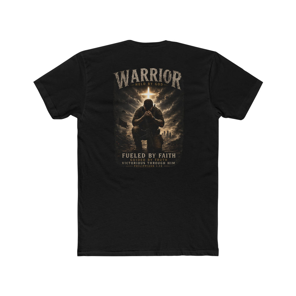 Warrior T-Shirt — "Fueled by Faith" Christian Military Tee