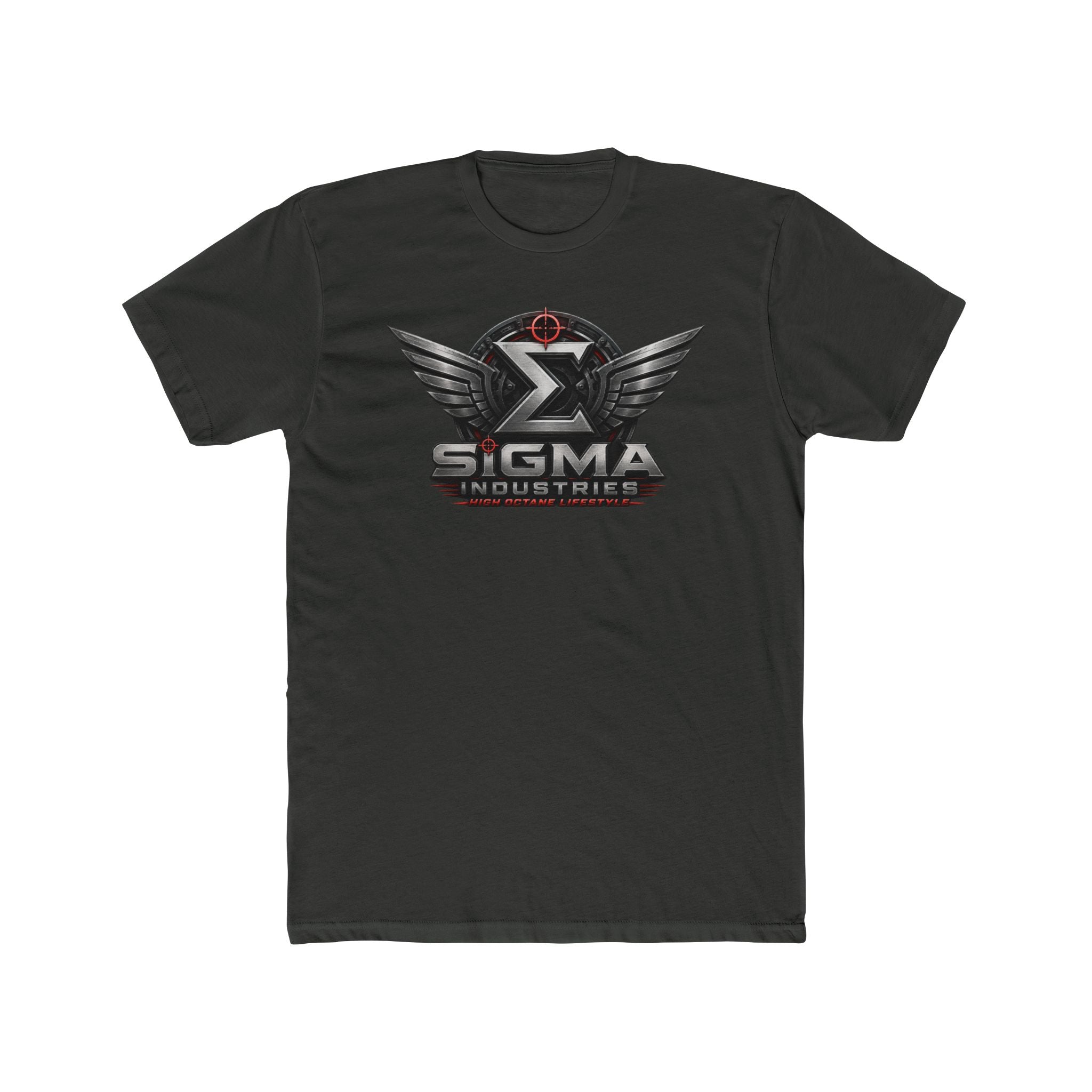 Sigma Industries Logo Tee — Winged Emblem Graphic T-Shirt