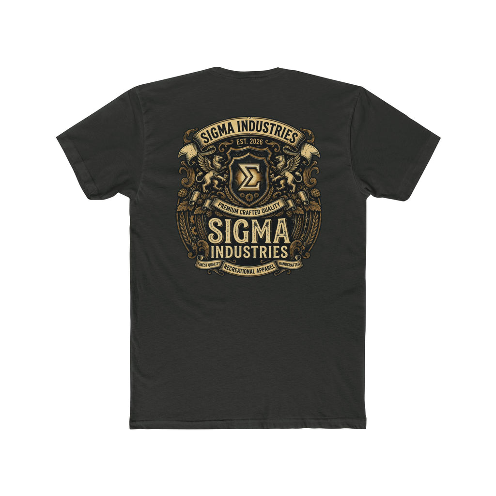 Sigma Industries Vintage Crest Tee — Industrial Retro Logo T-Shirt