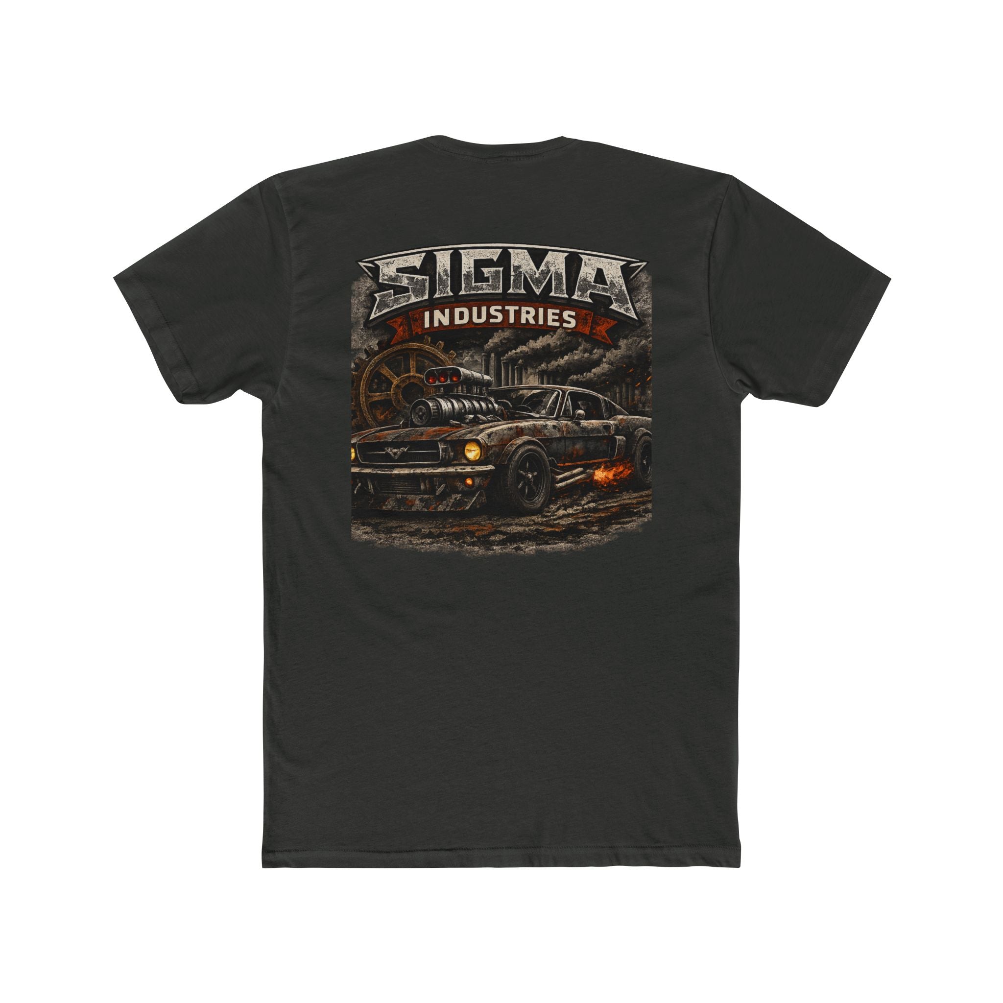 Vintage Hot Rod Tee — "Sigma Industries" Graphic Car Shirt