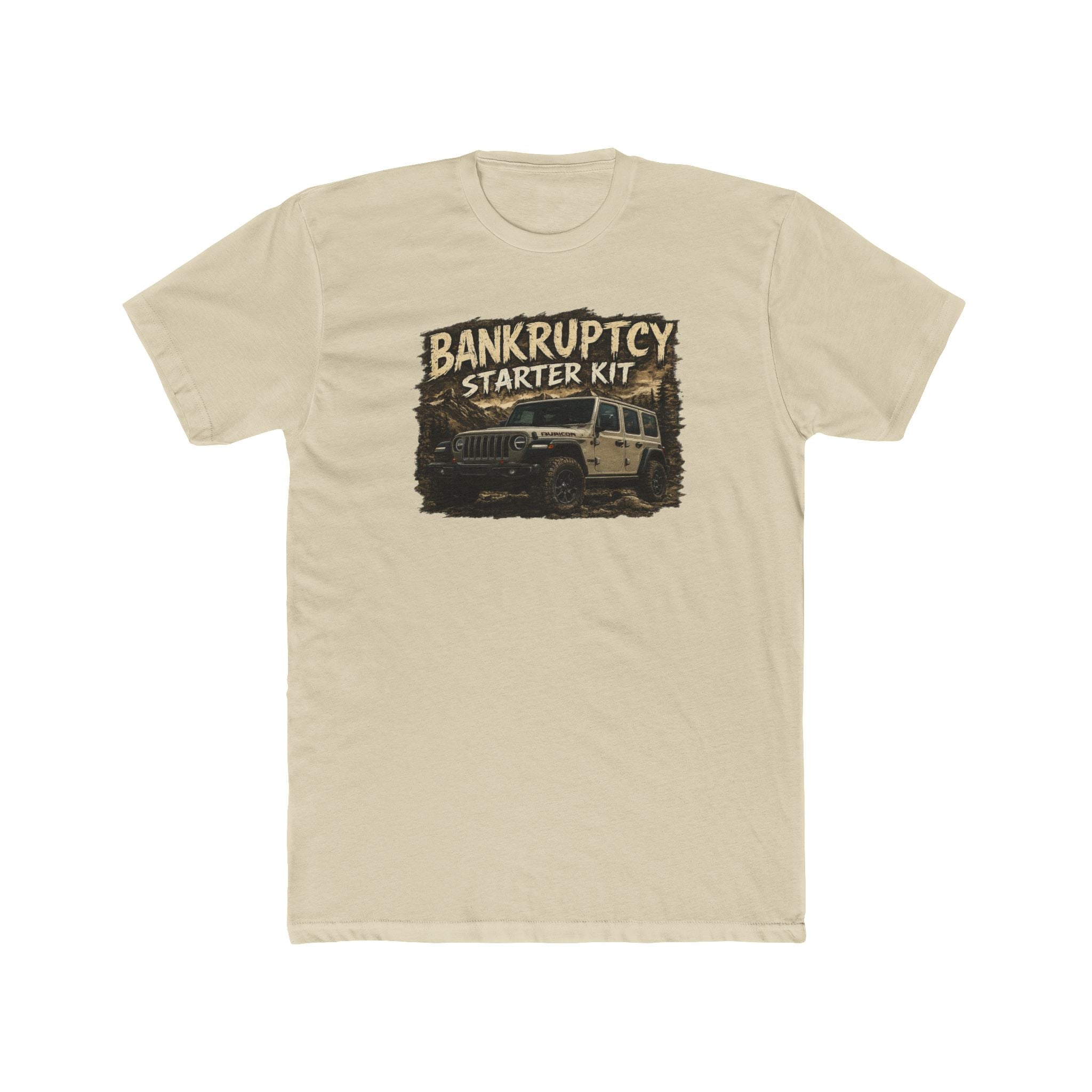Bankruptcy Starter Kit Off-Road Jeep T-Shirt — "Yep, I'm Broke" Graphic Tee