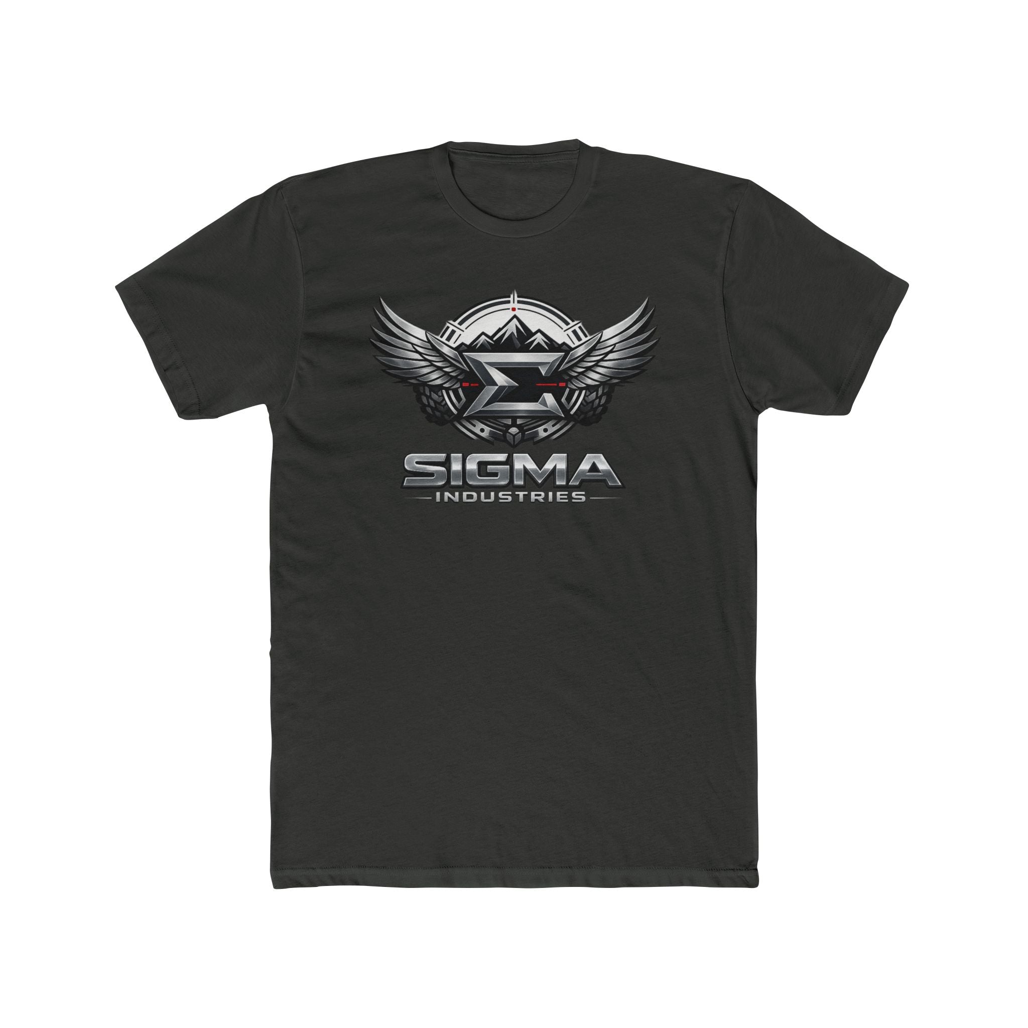 Sigma Brotherhood Graphic Tee — Winged Emblem Military-Style Shirt