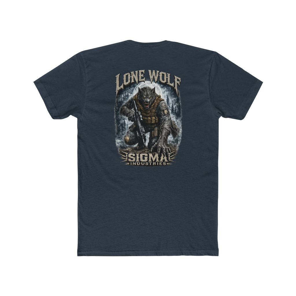 Lone Wolf Tactical Graphic Tee — Sigma Industries Sci‑Fi Monster T-Shirt