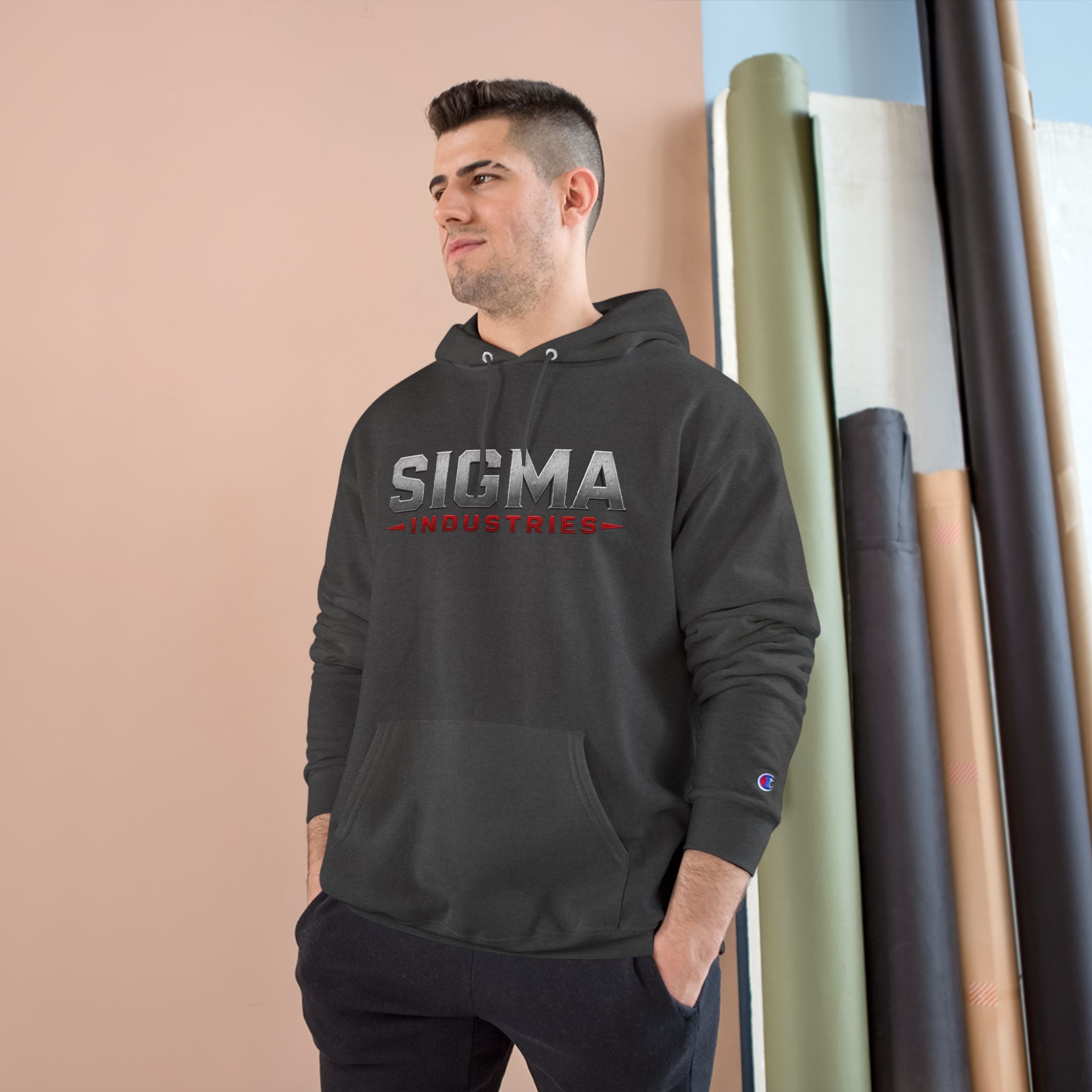 Sigma Industries Hoodie — Industrial Vintage Logo Pullover