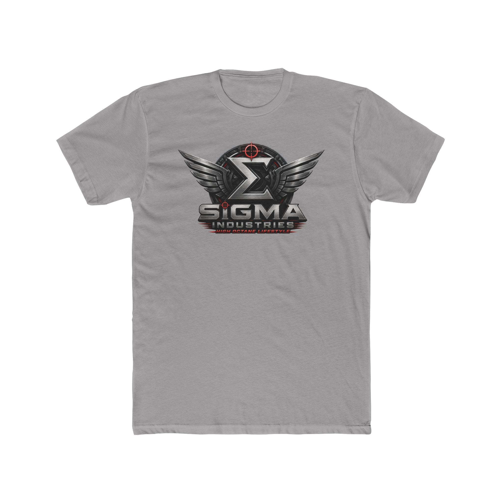 Sigma Industries Logo Tee — Winged Emblem Graphic T-Shirt