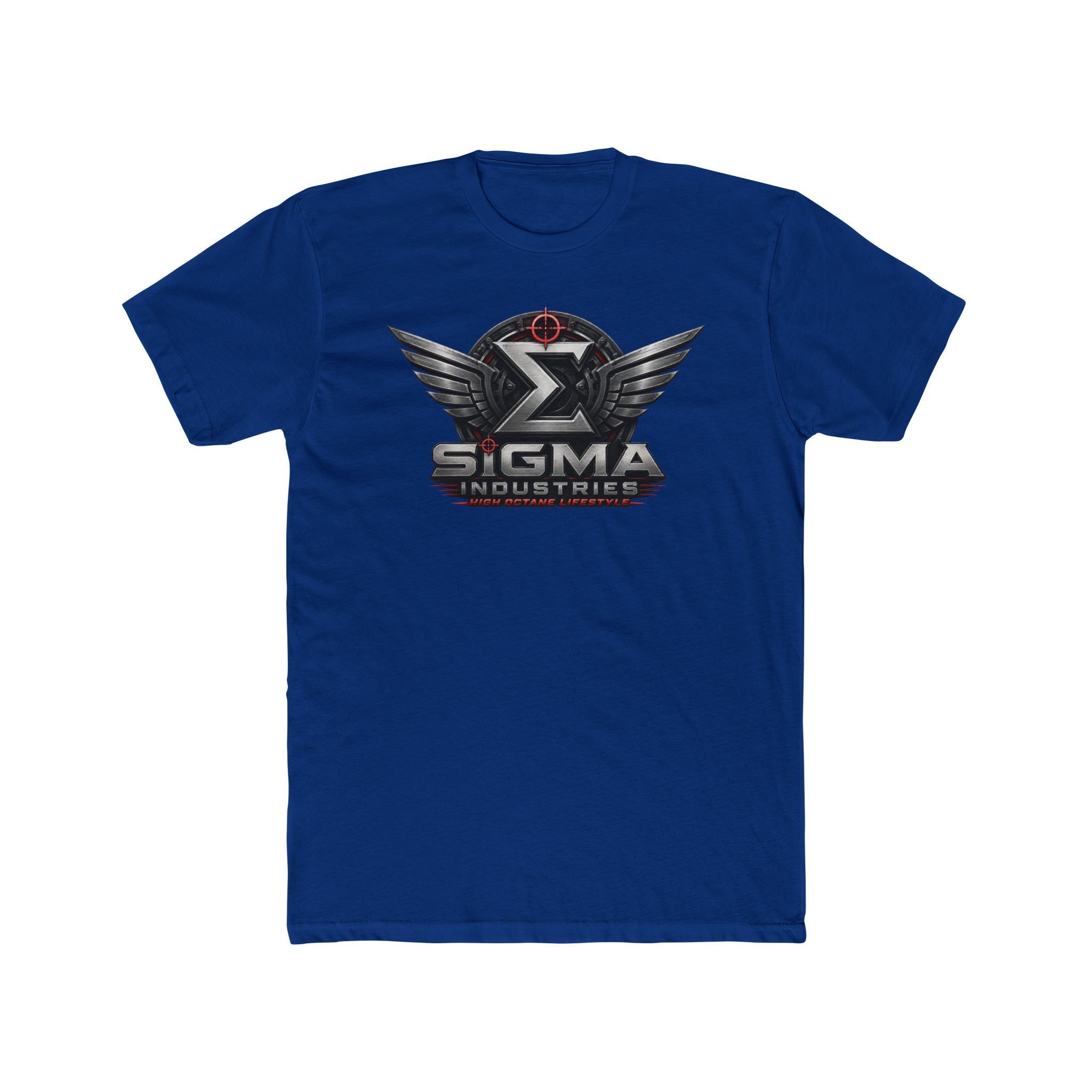 Sigma Industries Logo Tee — Winged Emblem Graphic T-Shirt