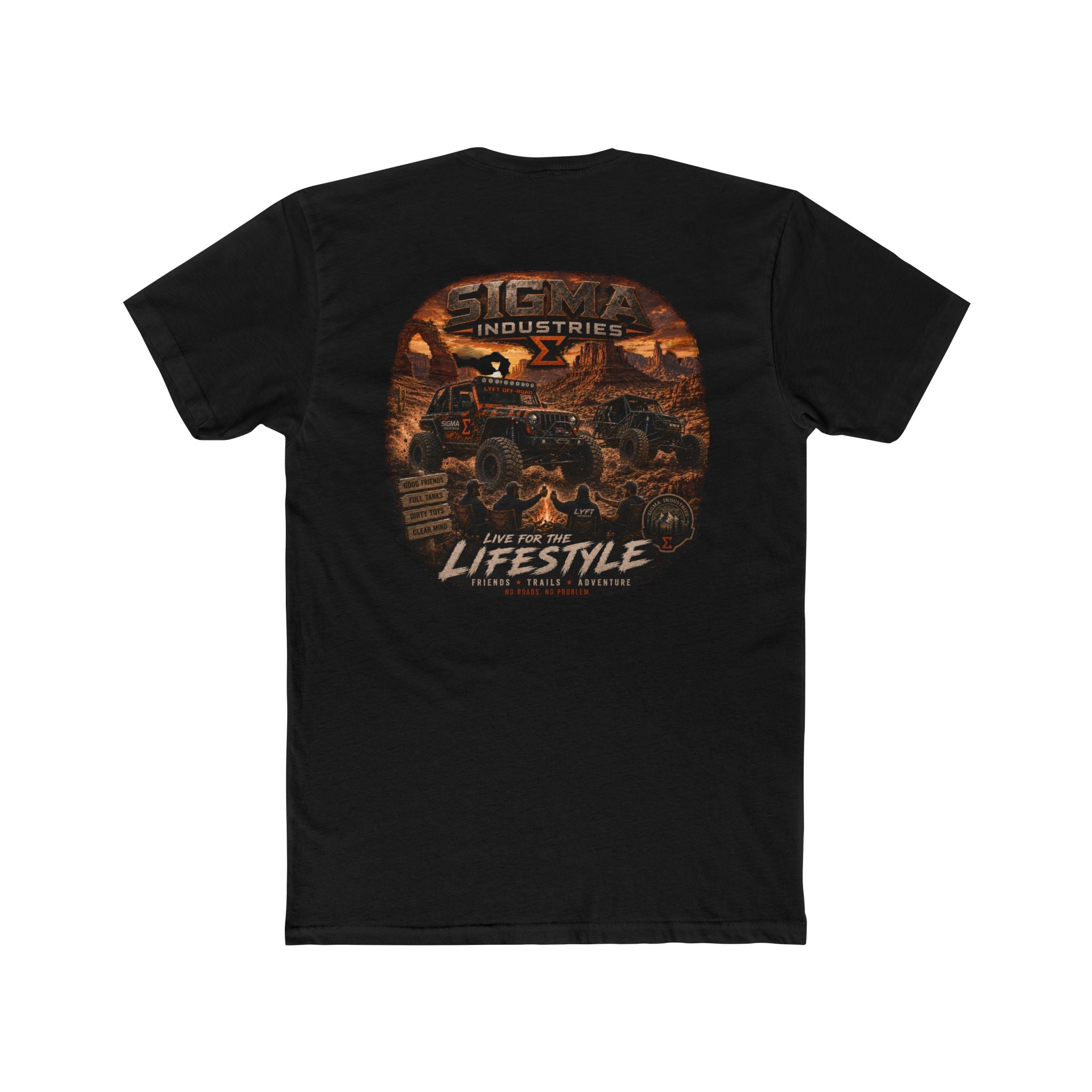 Sigma Industries Off-Road Lifestyle Desert T-Shirt — ‘Live the Lifestyle’ Graphic Tee