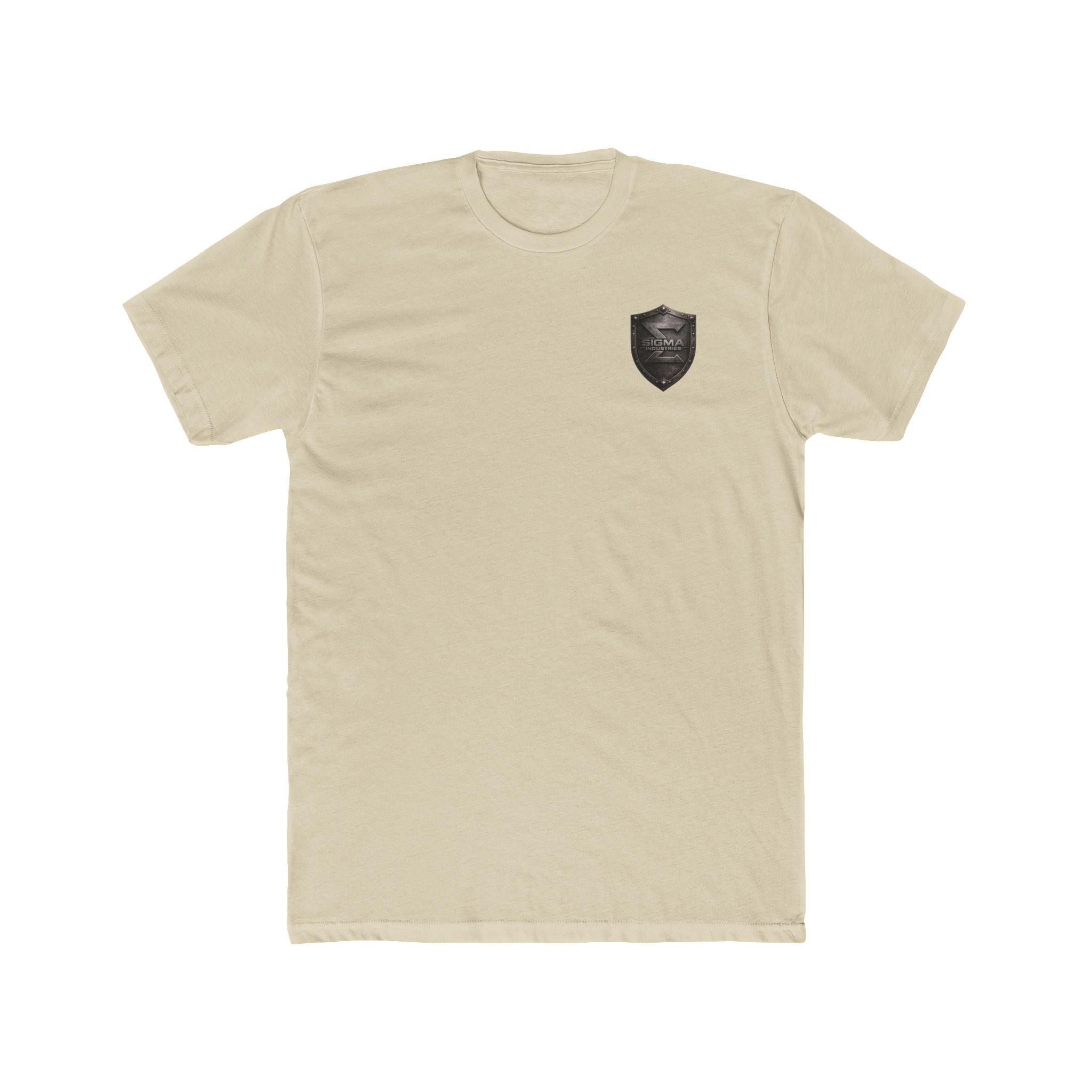 Military Style Graphic Tee — 'Sigma Industries' Back Print