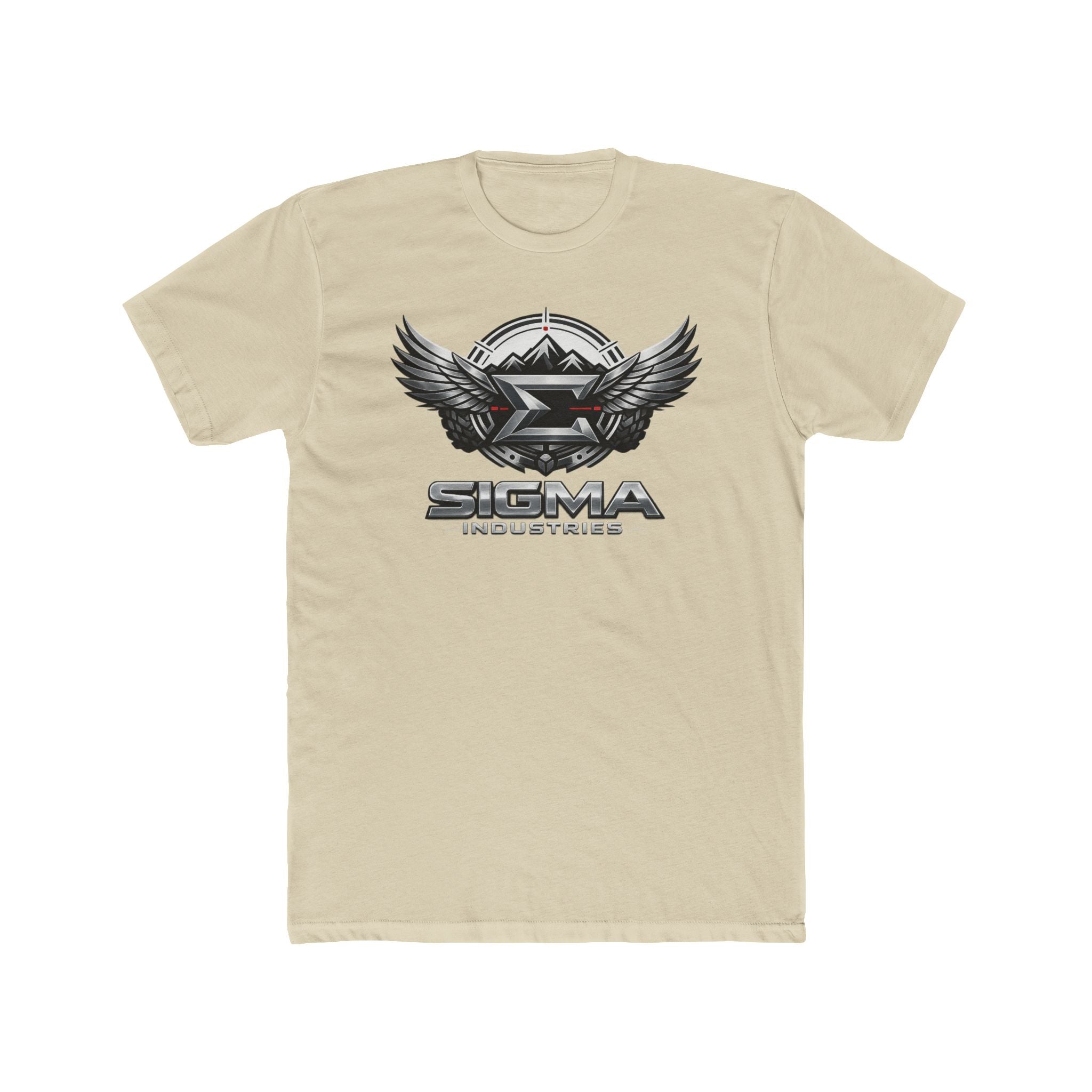 Sigma Brotherhood Graphic Tee — Winged Emblem Military-Style Shirt