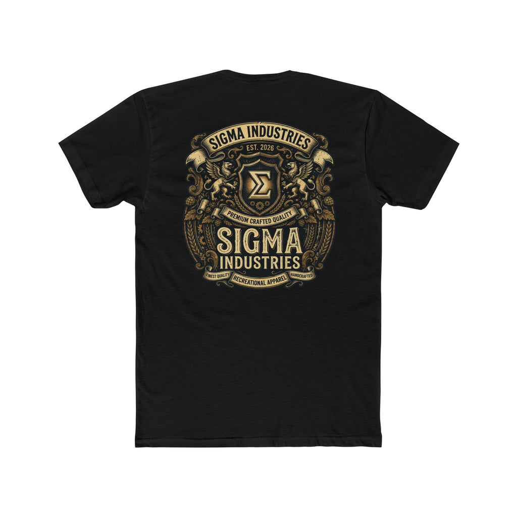 Sigma Industries Vintage Crest Tee — Industrial Retro Logo T-Shirt