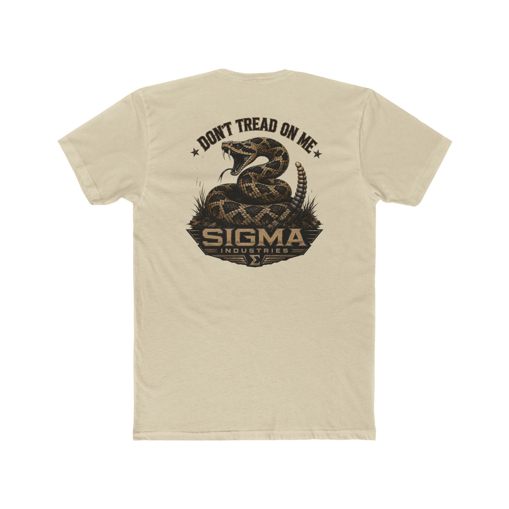 Sigma 'Don’t Tread On Me' Snake T-Shirt — Military Style Crew Tee