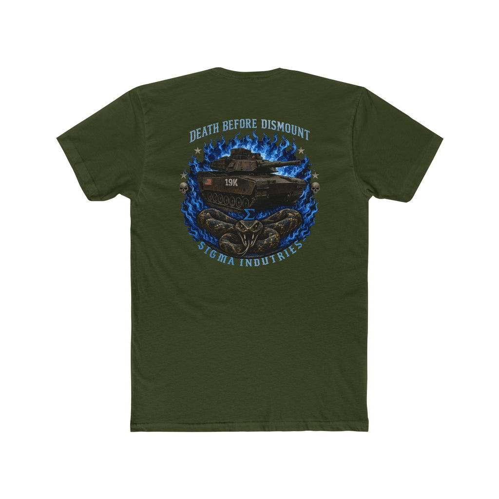 Death Before Dismount Tee — Tanker Graphic T‑Shirt (Sigma Industries)