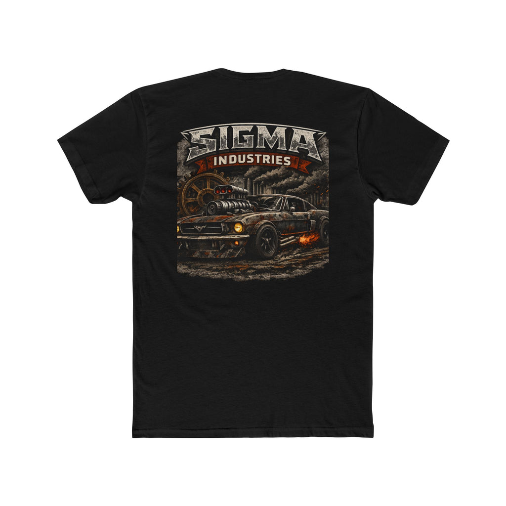 Vintage Hot Rod Tee — "Sigma Industries" Graphic Car Shirt