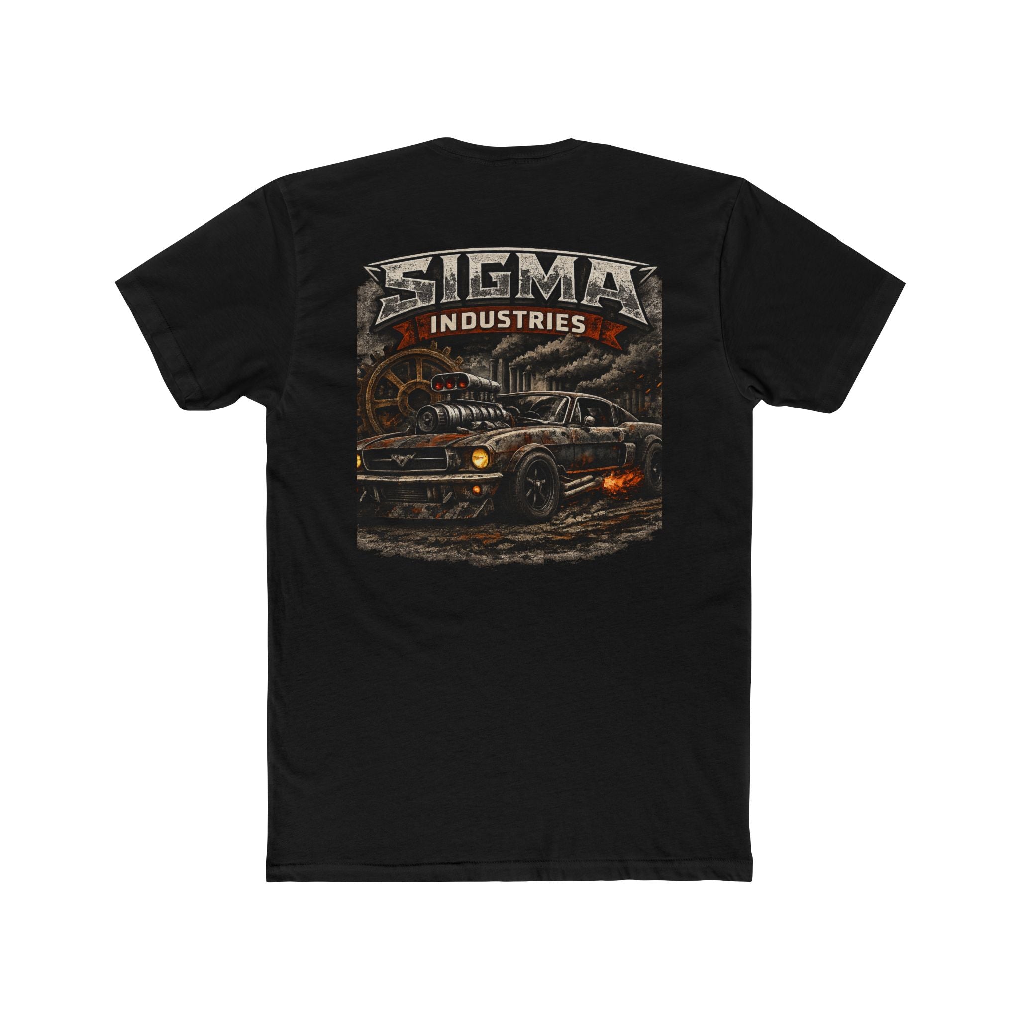 Vintage Hot Rod Tee — "Sigma Industries" Graphic Car Shirt