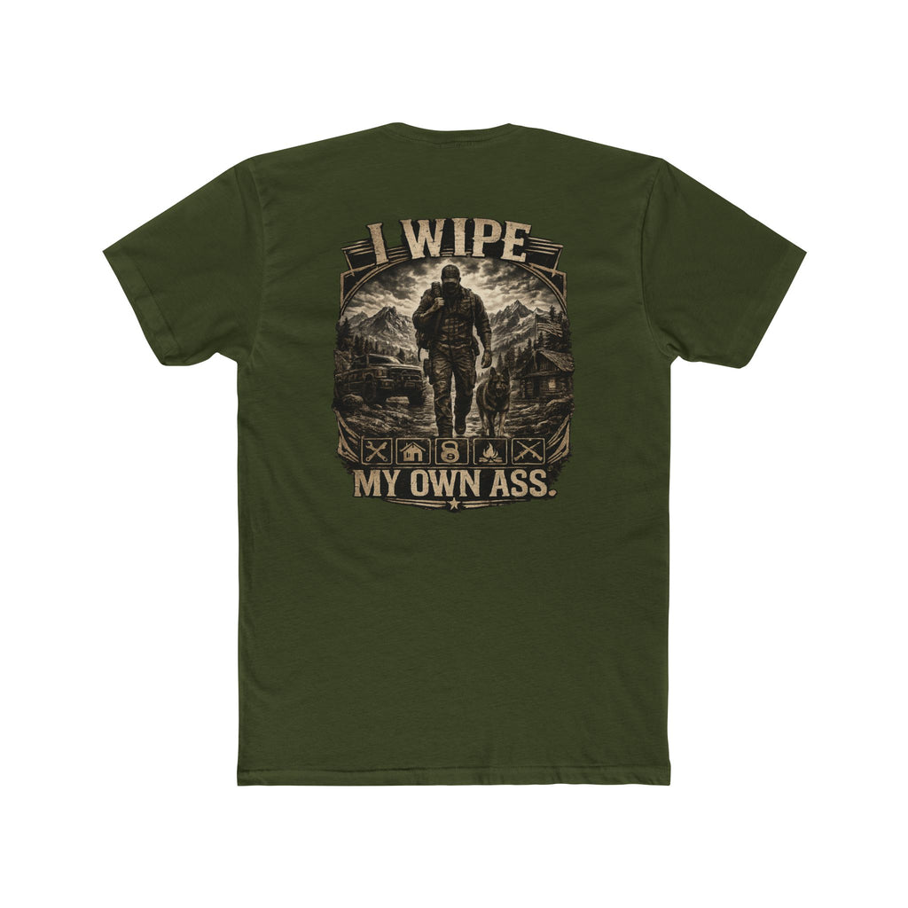 I Wipe My Own Ass Tee — Rugged Outdoorsman Vintage Graphic T-Shirt