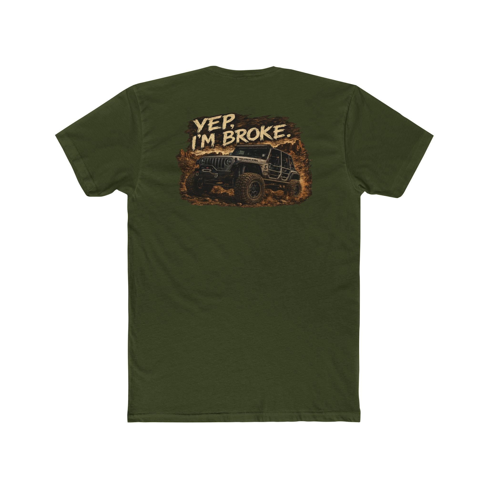 Bankruptcy Starter Kit Off-Road Jeep T-Shirt — "Yep, I'm Broke" Graphic Tee