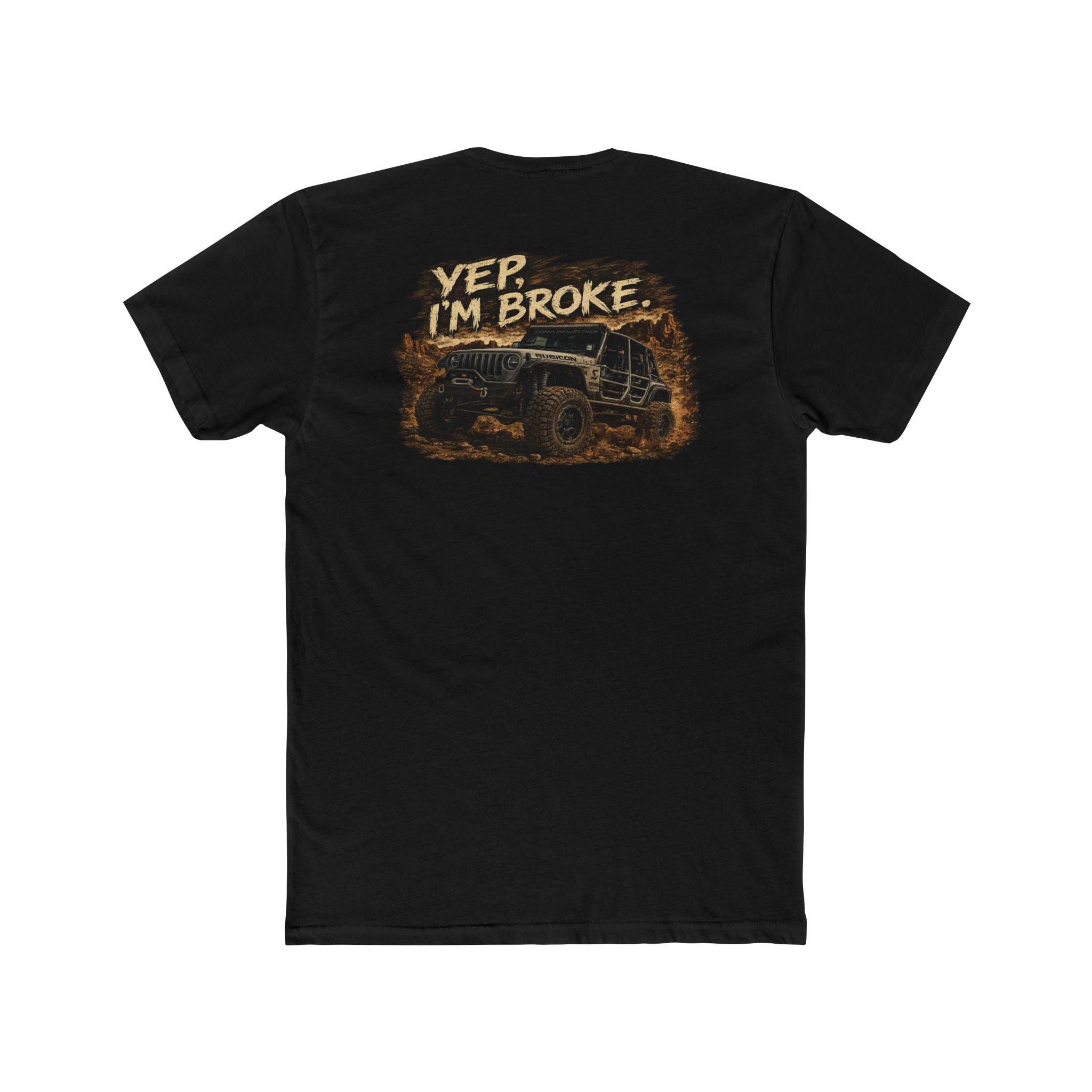Bankruptcy Starter Kit Off-Road Jeep T-Shirt — "Yep, I'm Broke" Graphic Tee
